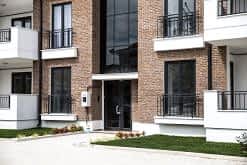 Thin Brick Marron Kültür Tuğlası Bina cephe Giydirme