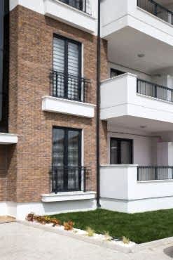 Thin Brick Marron Kültür Tuğlası Dış Cephe