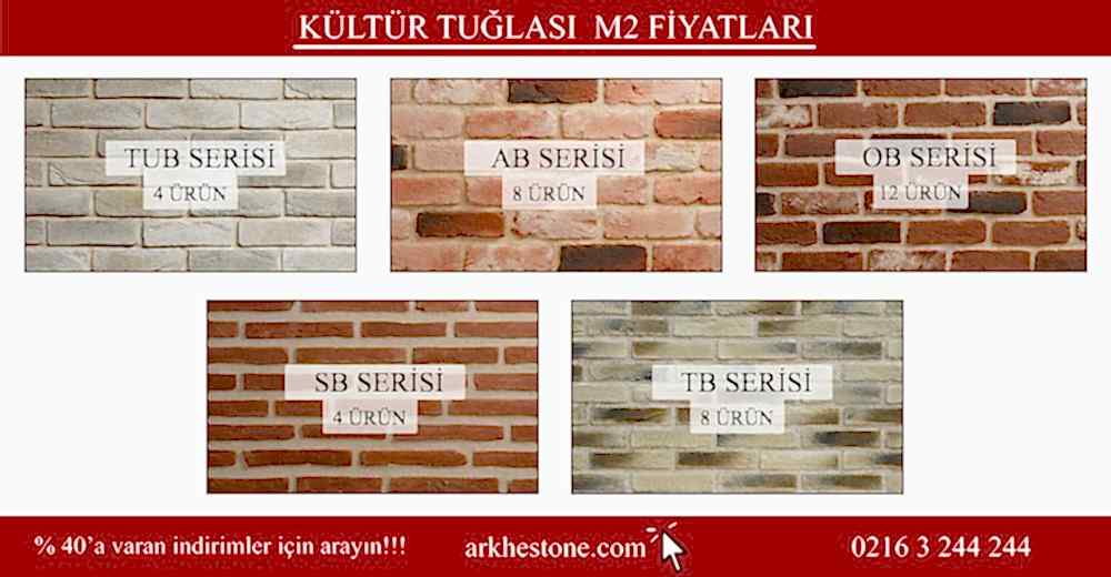 Kültür Tuğlası m2 Fiyatları